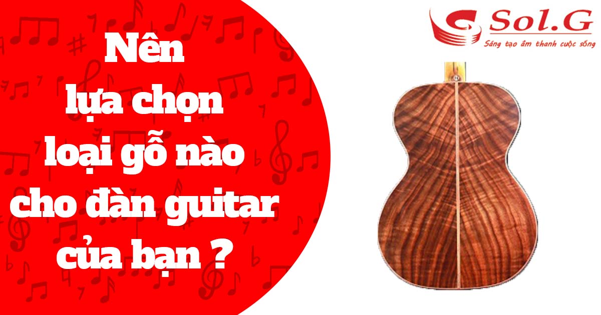 Nên lựa chọn loại gỗ nào cho đàn guitar của bạn ?