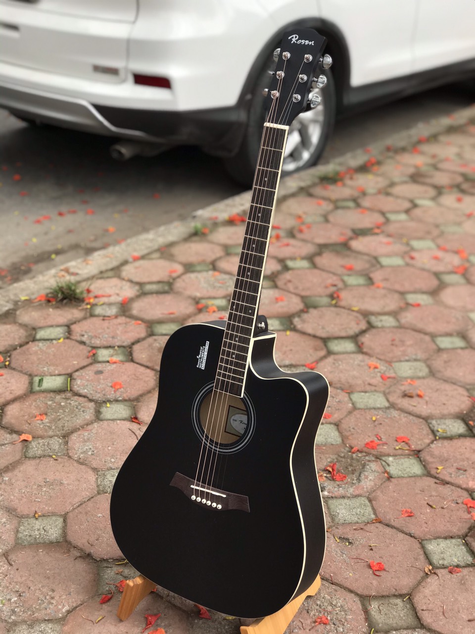 Guitar Acoustic Rosen R135BK EQ Đen